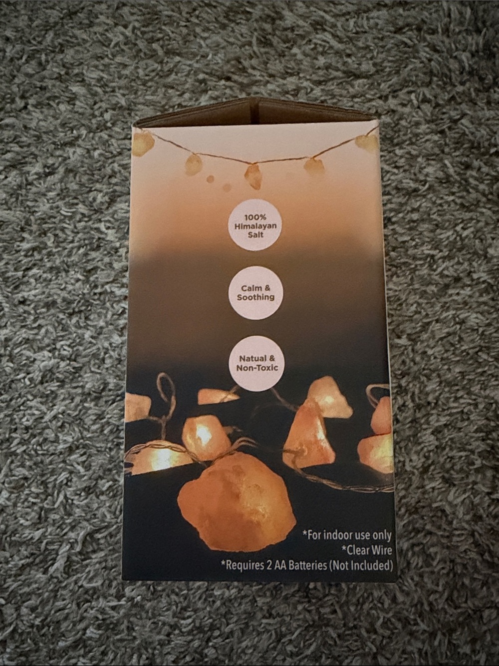 Himalayan Salt LED String Lights - Pink/White - Picture 2 of 4